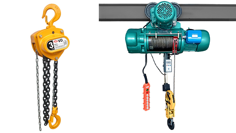 كيفية الاختيار بين الرافعة اليدوية والرافعة الكهربائية؟