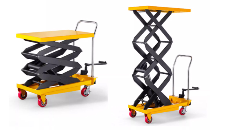 دراسة حالة تطبيق طاولة الرفع الهيدروليكية 1000 كجم في ورشة التصنيع