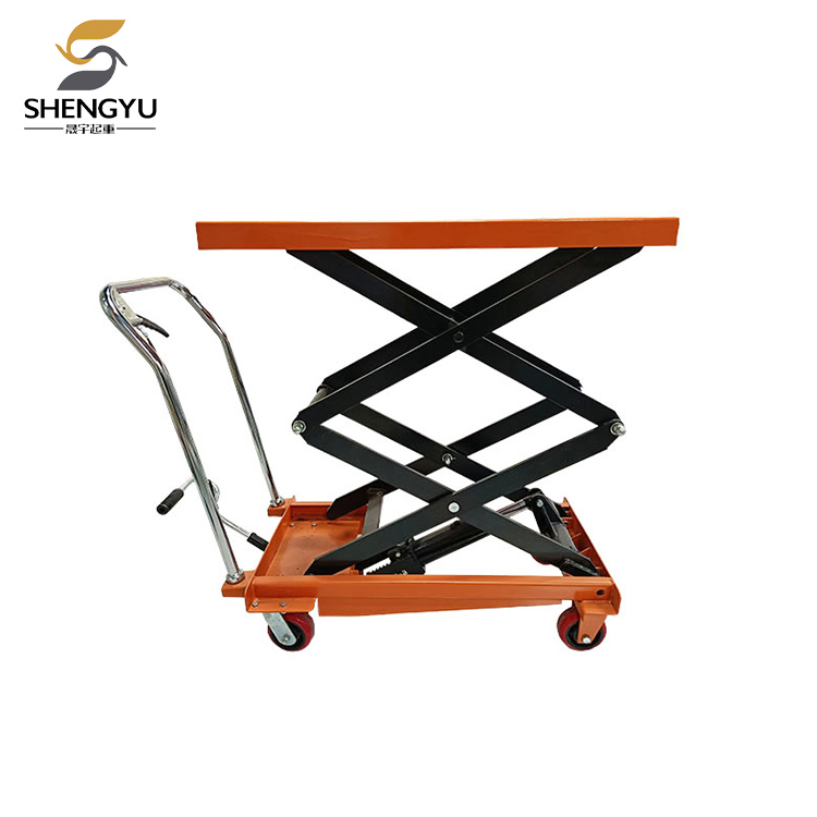 عربة الطاولة الهيدروليكية