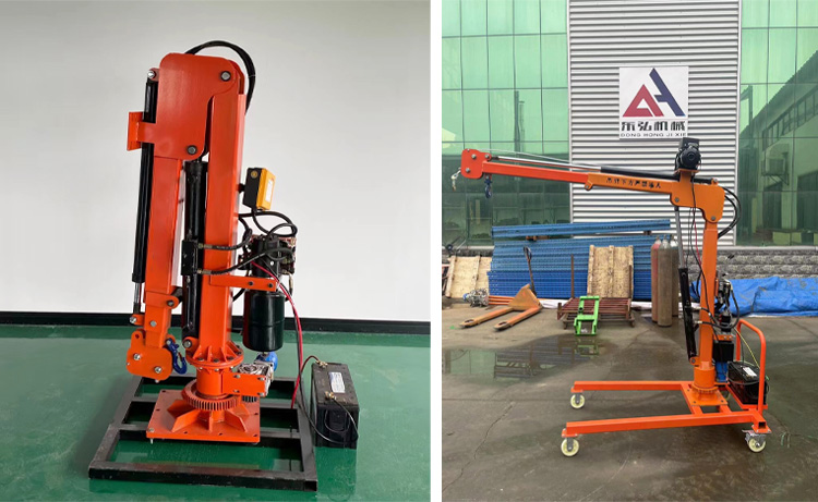 Mini Electric Hydraulic Vehicle Mounted Crane